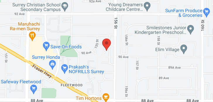map of 9030 155A STREET